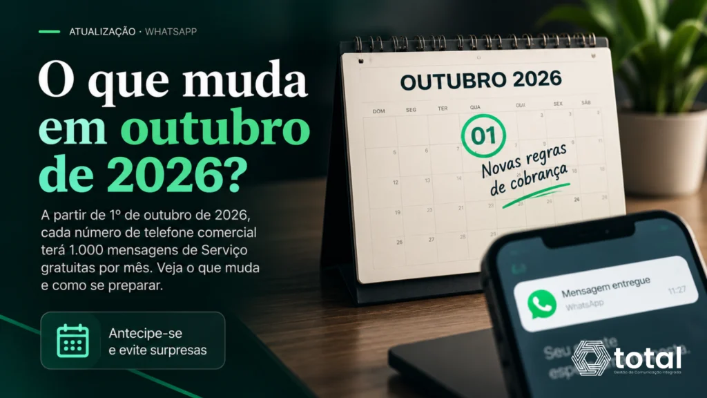 Nova cobrança do WhatsApp em outubro de 2026